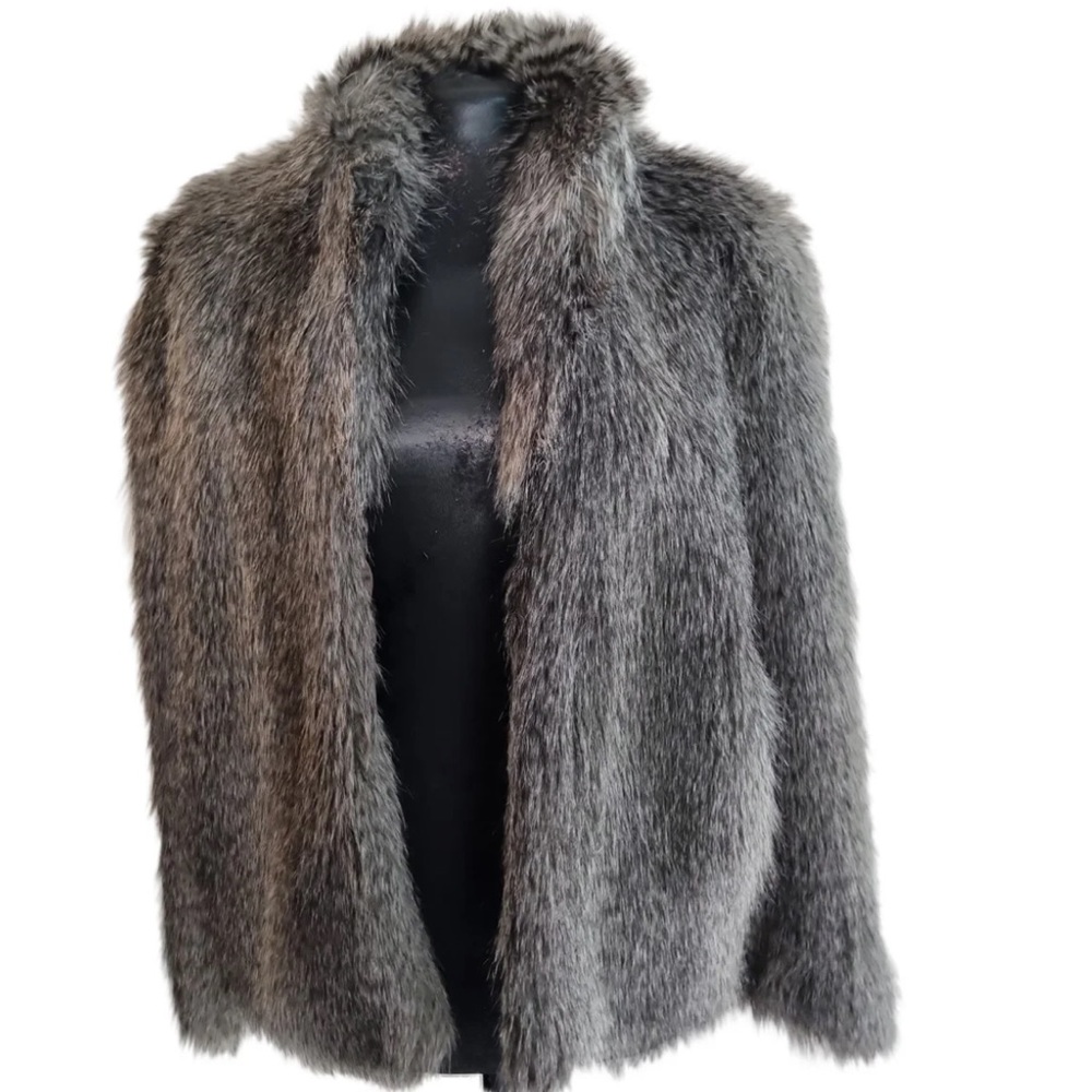 French Connection Faux Fur Jacket